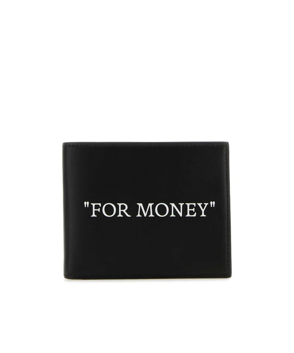 Off-White Quote Motif Bi-Fold Wallet