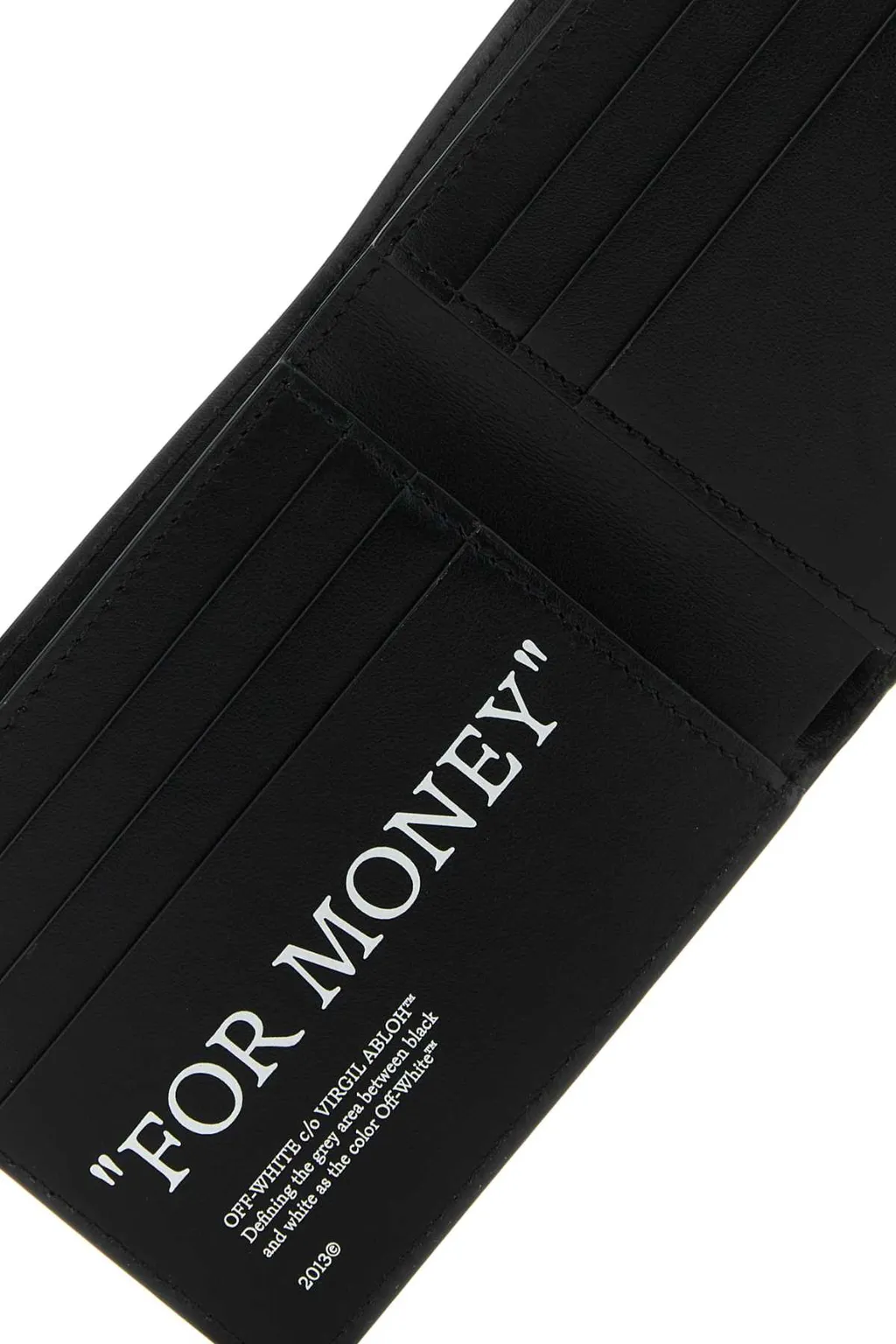 Off-White Quote Motif Bi-Fold Wallet
