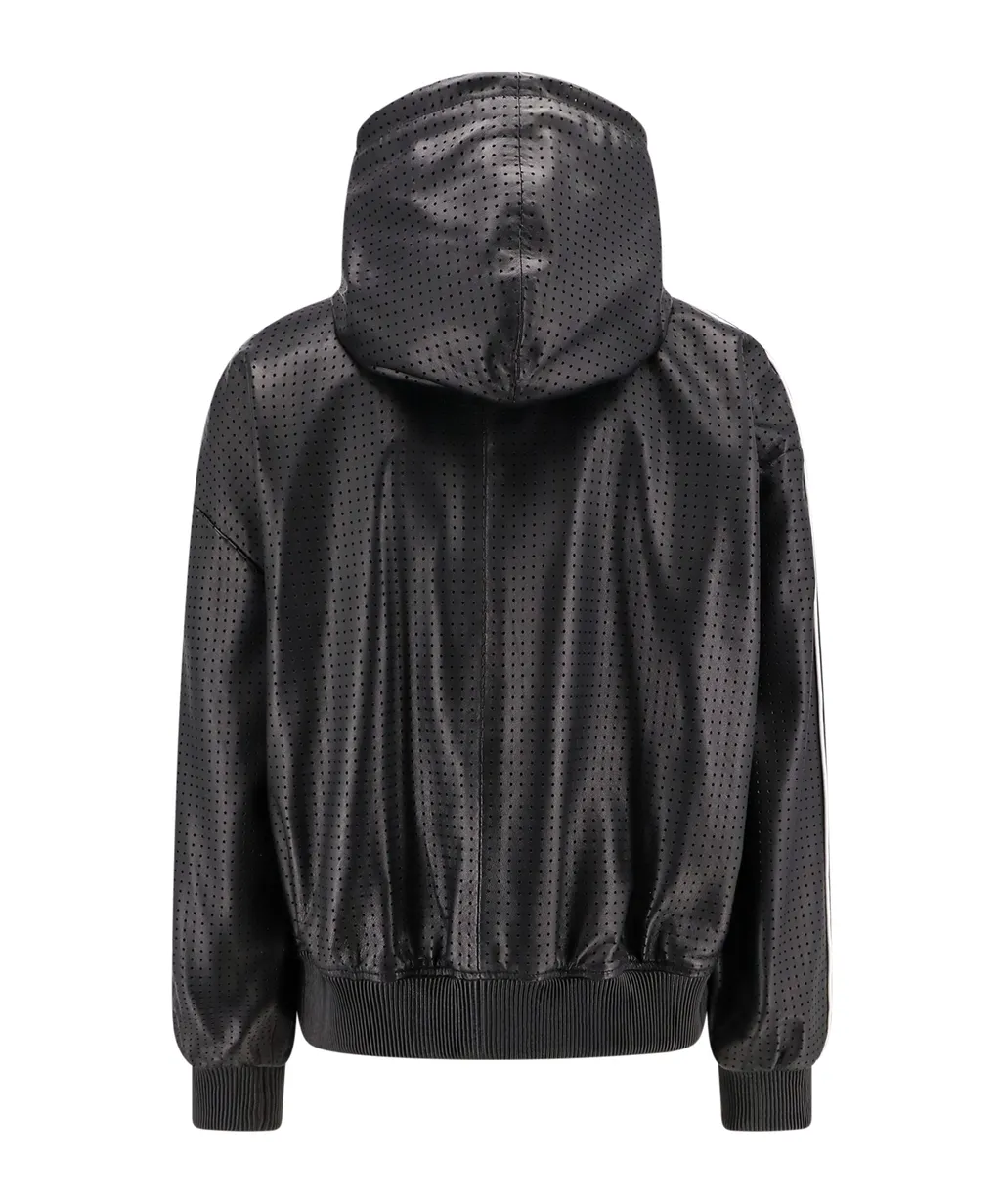 Off-White Logo Patch Zip-Up Jacket