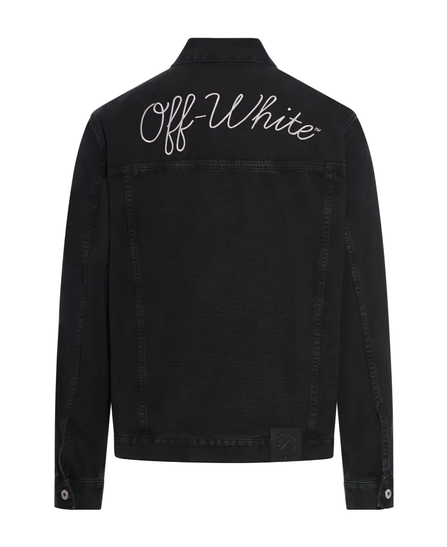 Off-White Buttoned Long-Sleeved Jacket