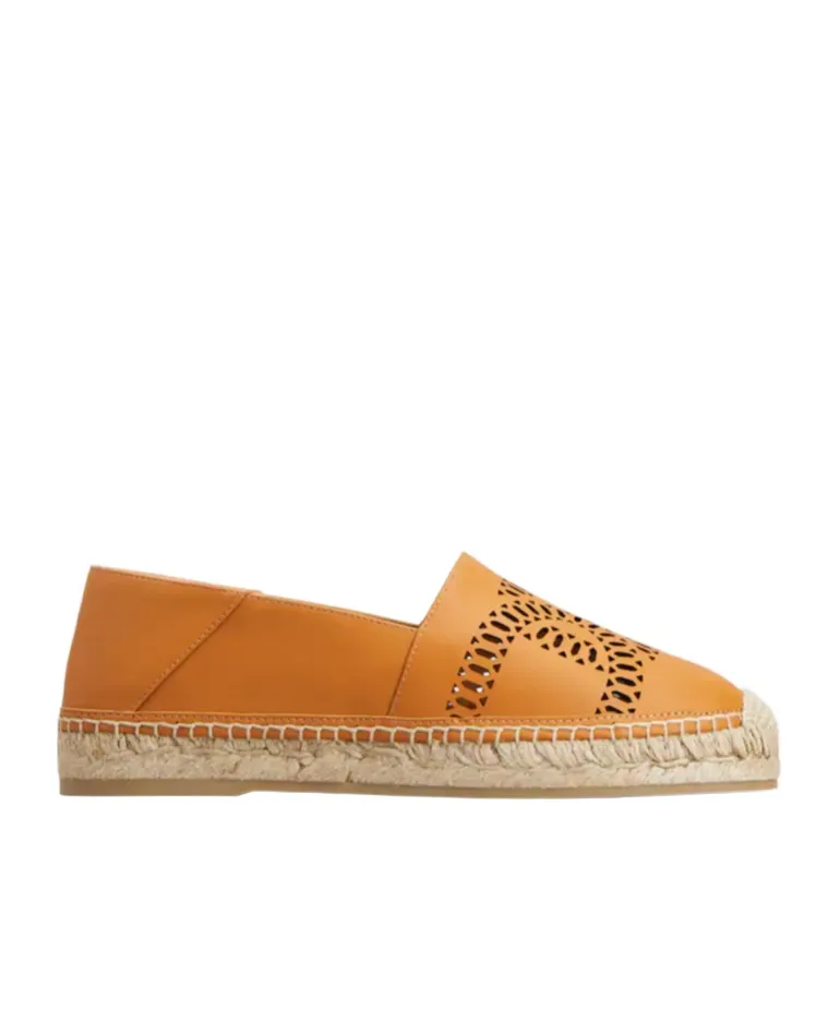 Tod's Cutout Espadrille Flats