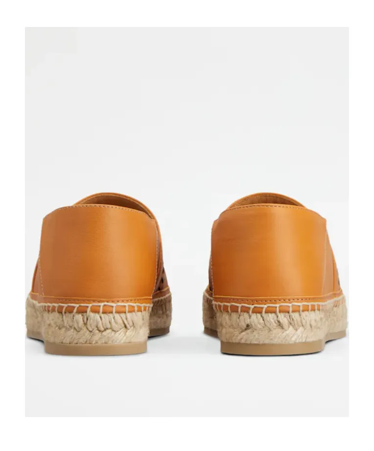 Tod's Cutout Espadrille Flats