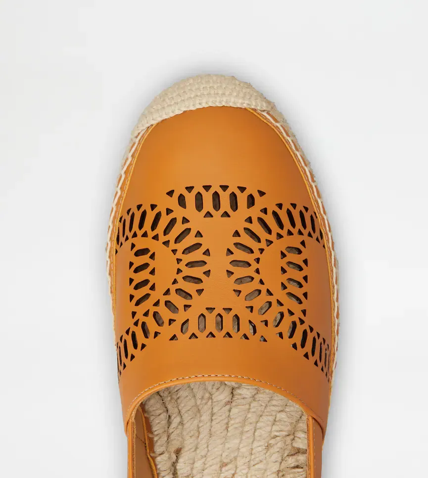Tod's Cutout Espadrille Flats