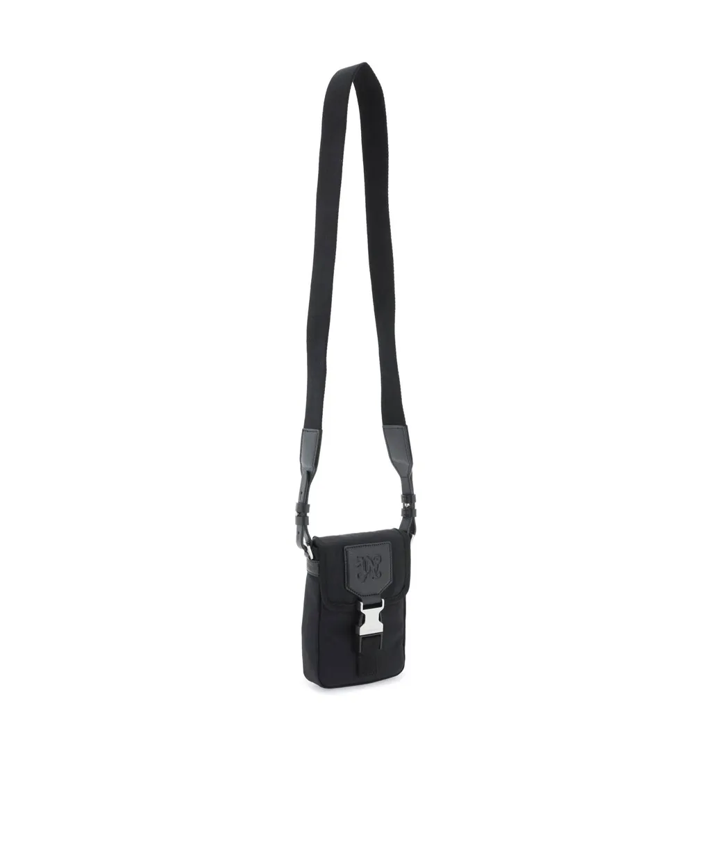 Palm Angels Monogram Debossed Mini Crossbody Bag