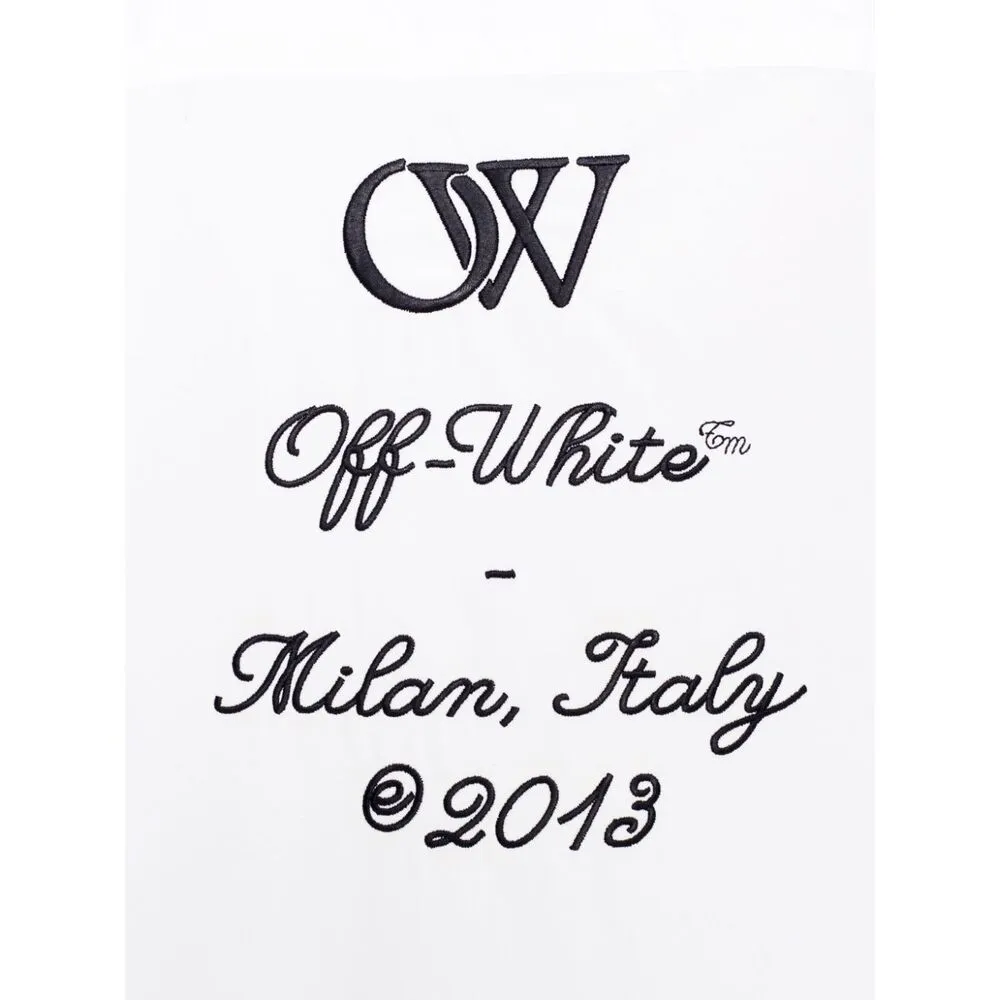 Off-White Buttoned Long-Sleeved Shirt