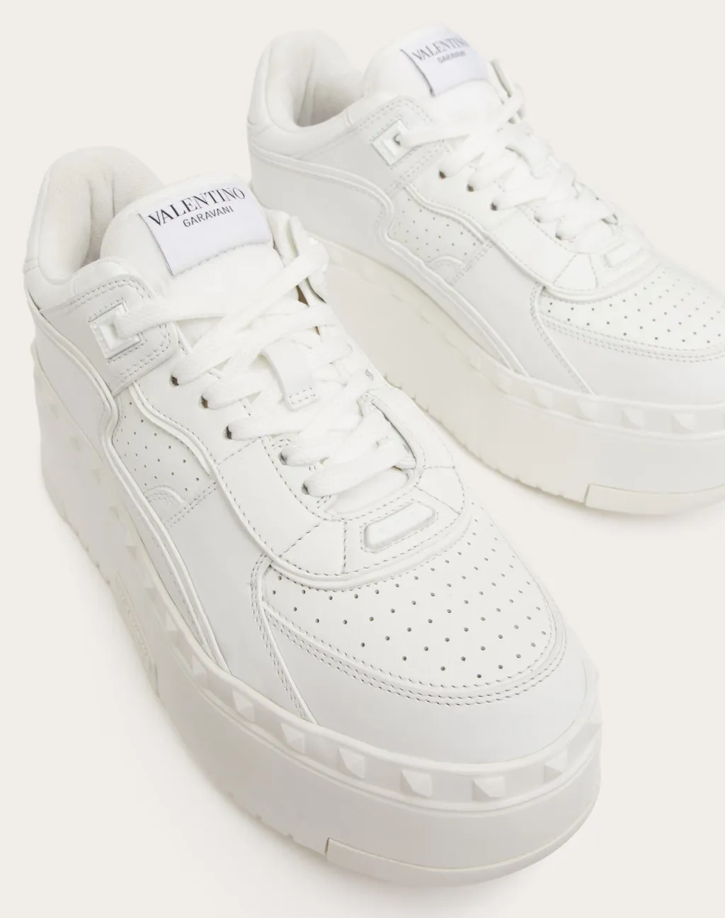 Valentino	Garavani Freedots Xl Lace-Up Sneakers