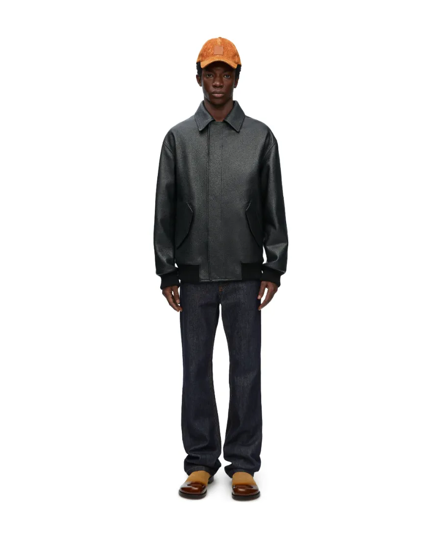 Bomber Jacket In Nappa Calfskin