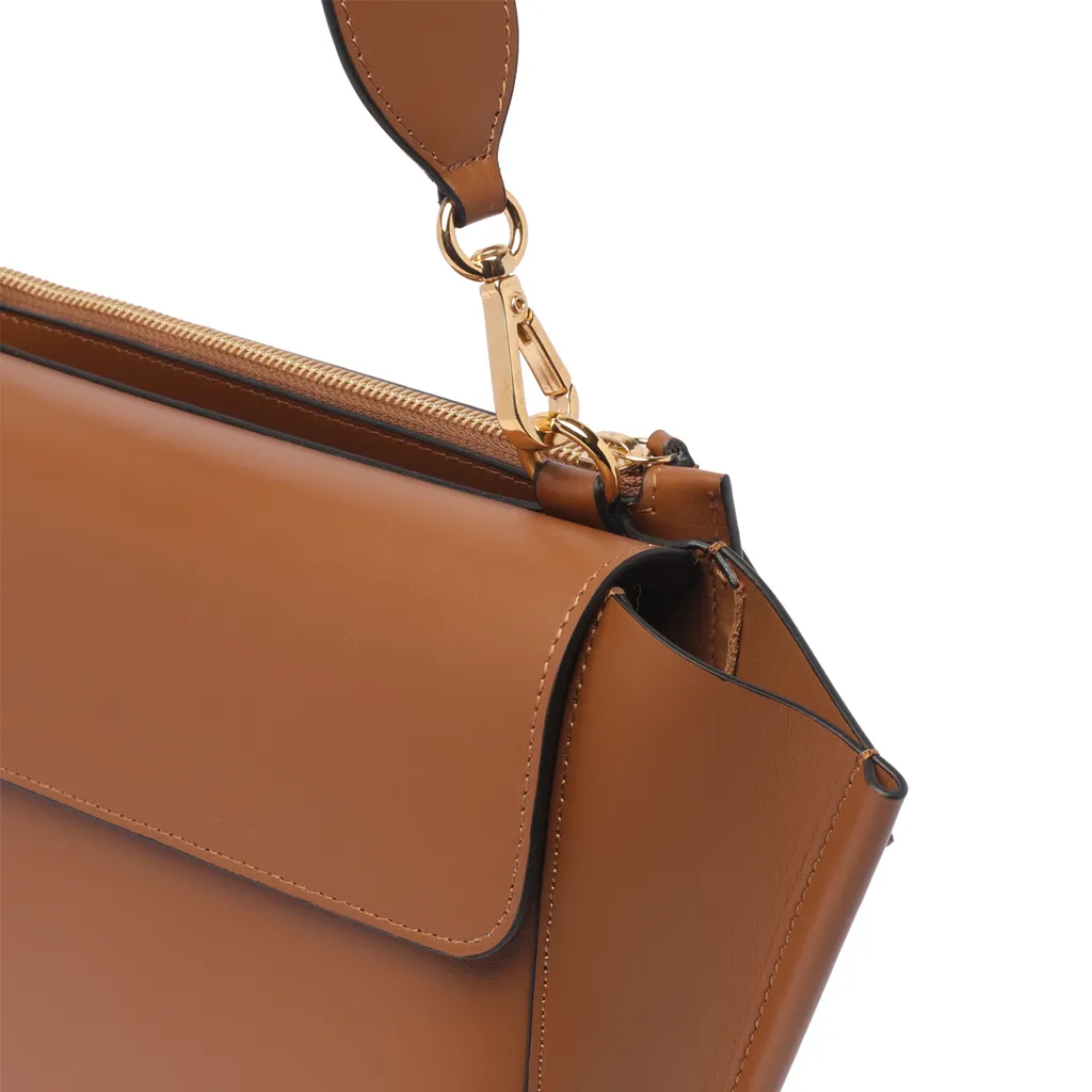 Medium Hortensia Leather Tote Bag