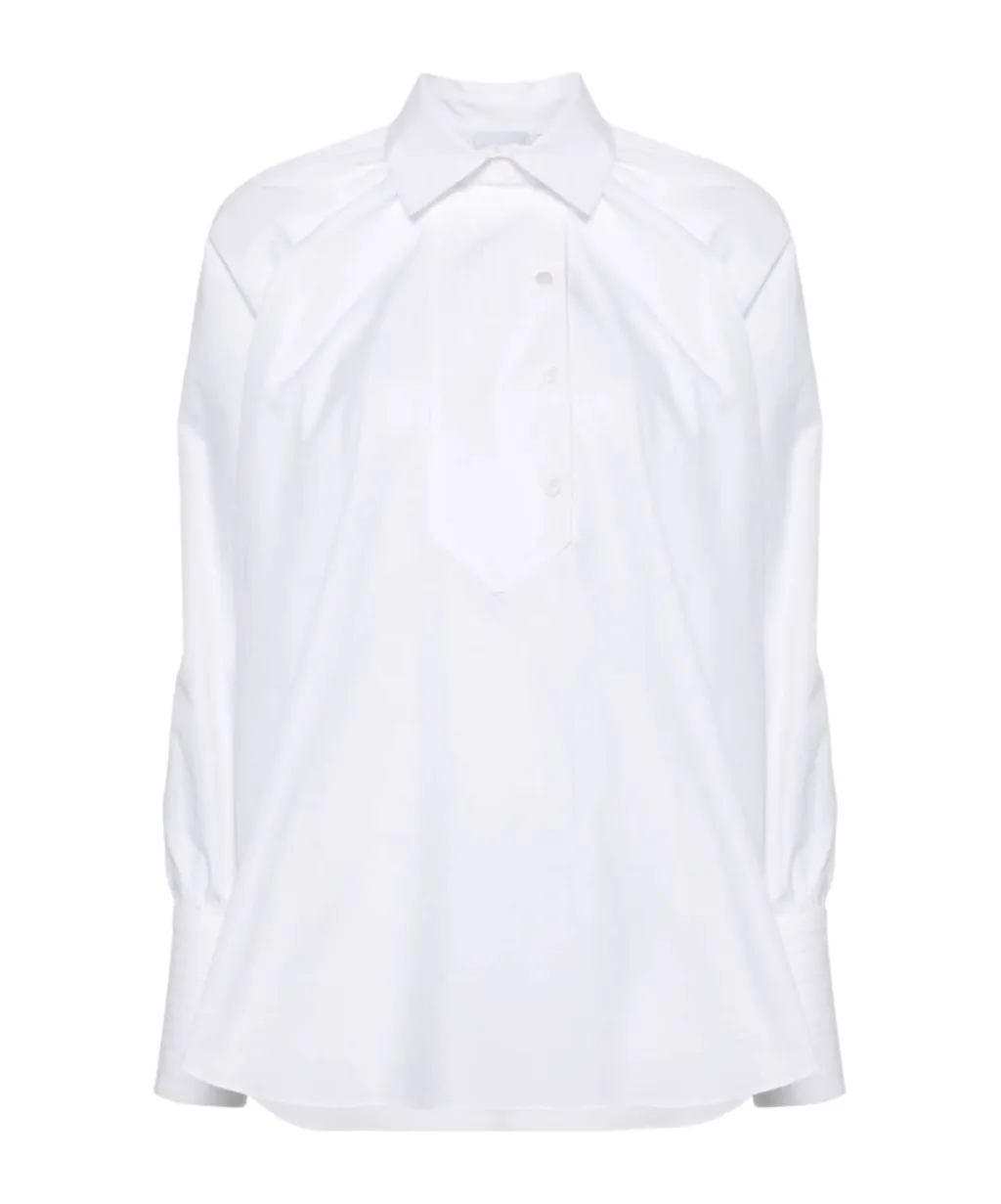 Patou Artist Long Sleeved Gathered Blouse