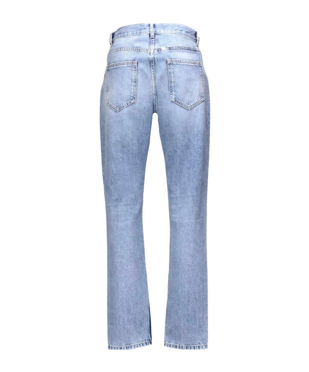 Givenchy 4G Plaque Straight-Leg Jeans