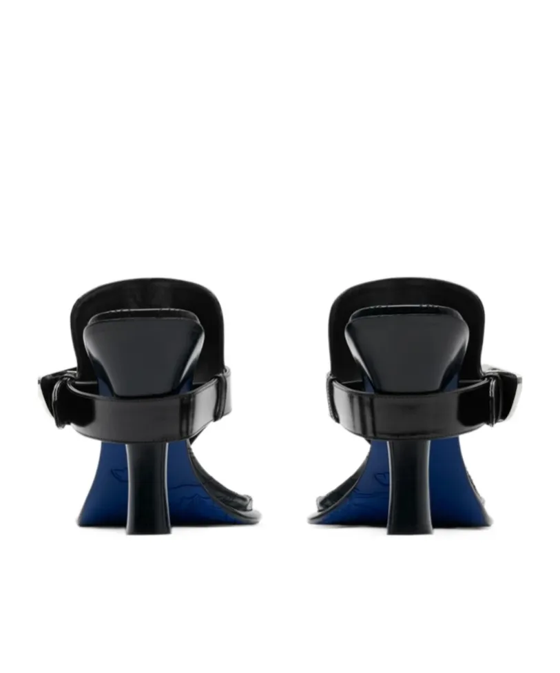 Burberry Bay Equestrian Knight Motif Sandals