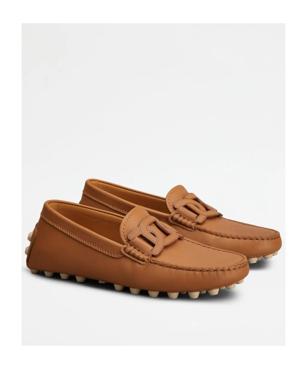 Tod's Gommino Chain Motif Slip-On Loafers