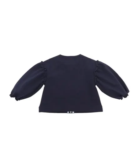 Il Gufo Ruffled Straight Hem Sweatshirt
