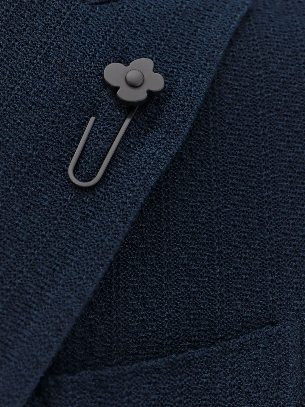 Double-Breasted Cotton Blazer