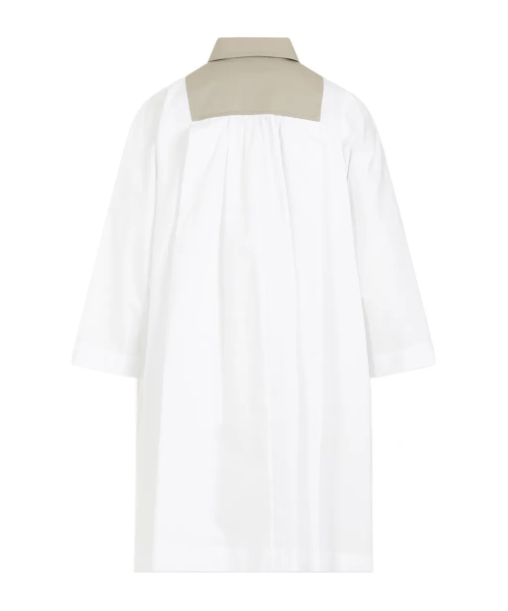 Max Mara Collared Long-Sleeved Shirt Dress