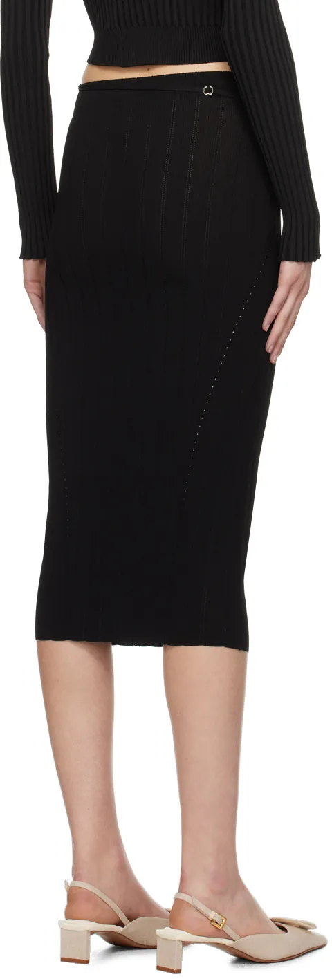 Jacquemus Pralu Ribbed Skirt