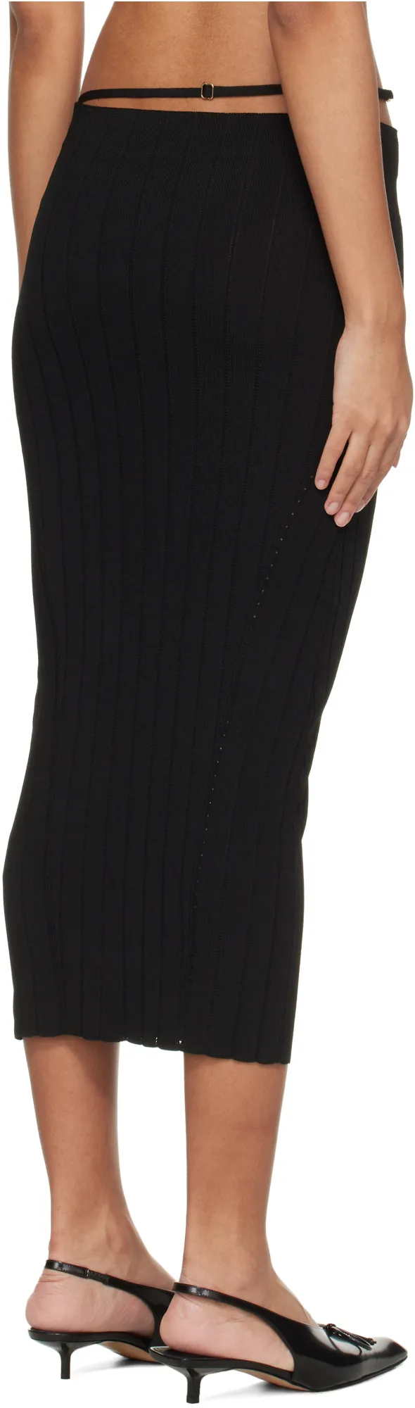Jacquemus Pralu Ribbed Skirt