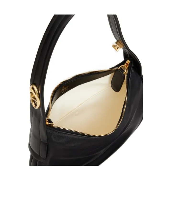 Valentino Vlogo Signature Zip-Up Shoulder Bag
