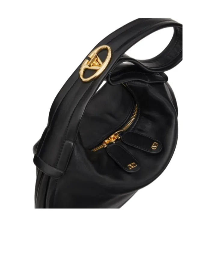 Valentino Vlogo Signature Zip-Up Shoulder Bag