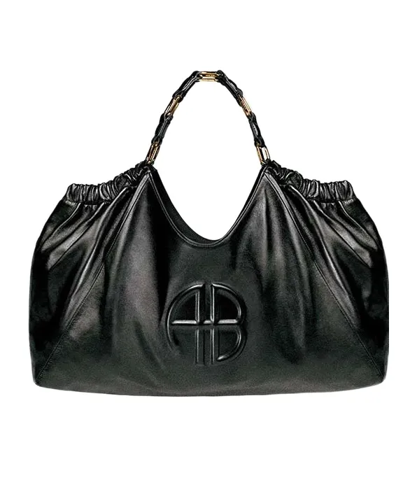 Anine Bing Logo Embossed Medium Kate Tote Bag