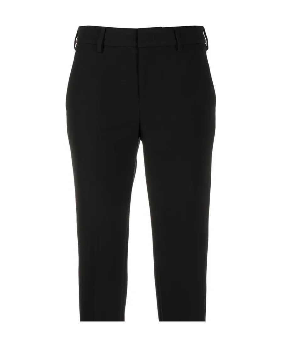 Pt Torino Slim Fit Cropped Trousers