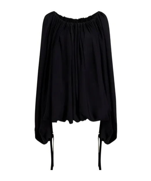 Khaite Nash Draped Blouse