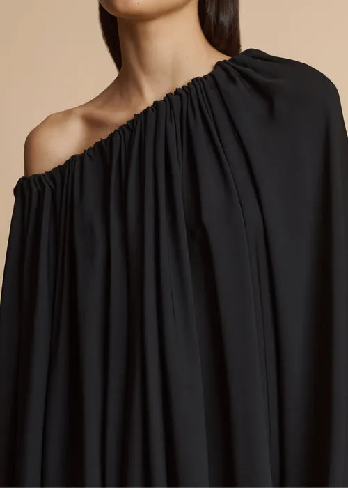 Khaite Nash Draped Blouse