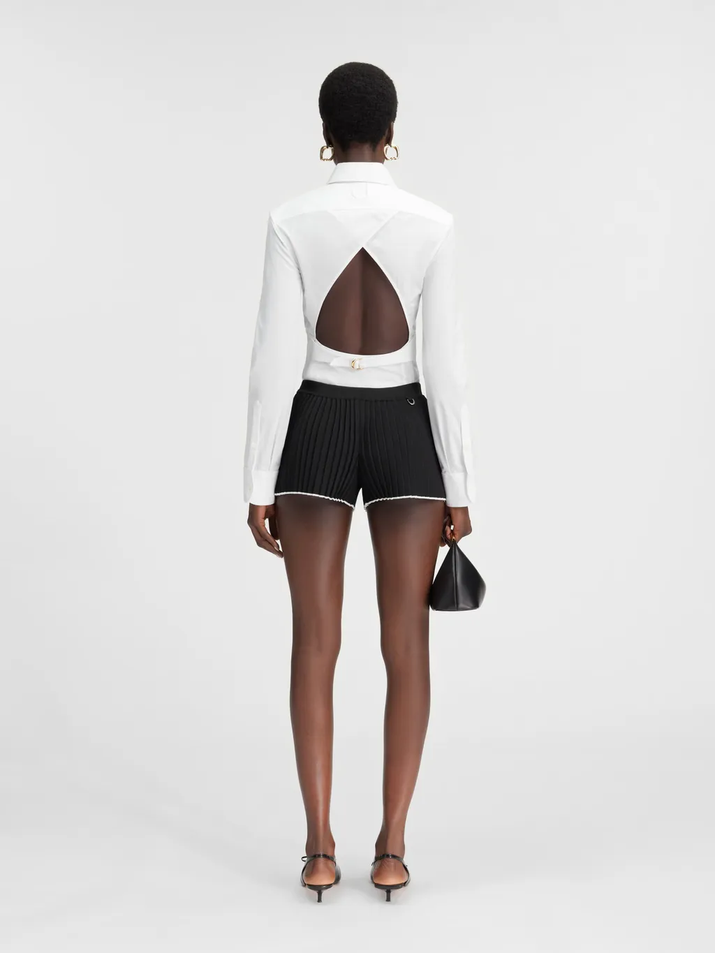 Jacquemus Pleated Mini Shorts