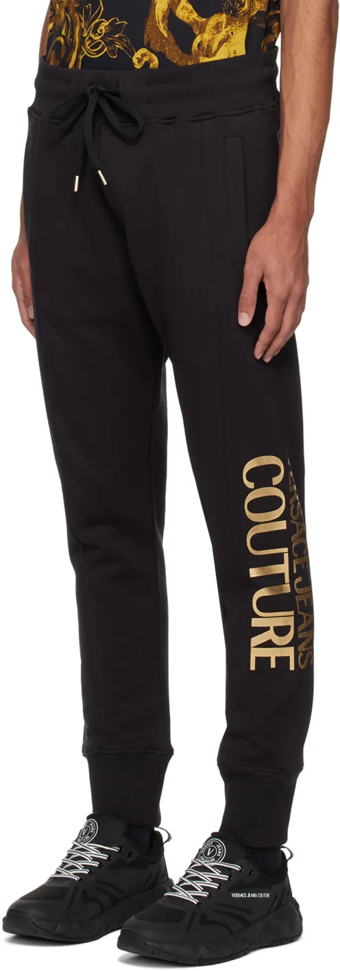 Versace Jeans Couture Logo Printed Drawstring Track Pants
