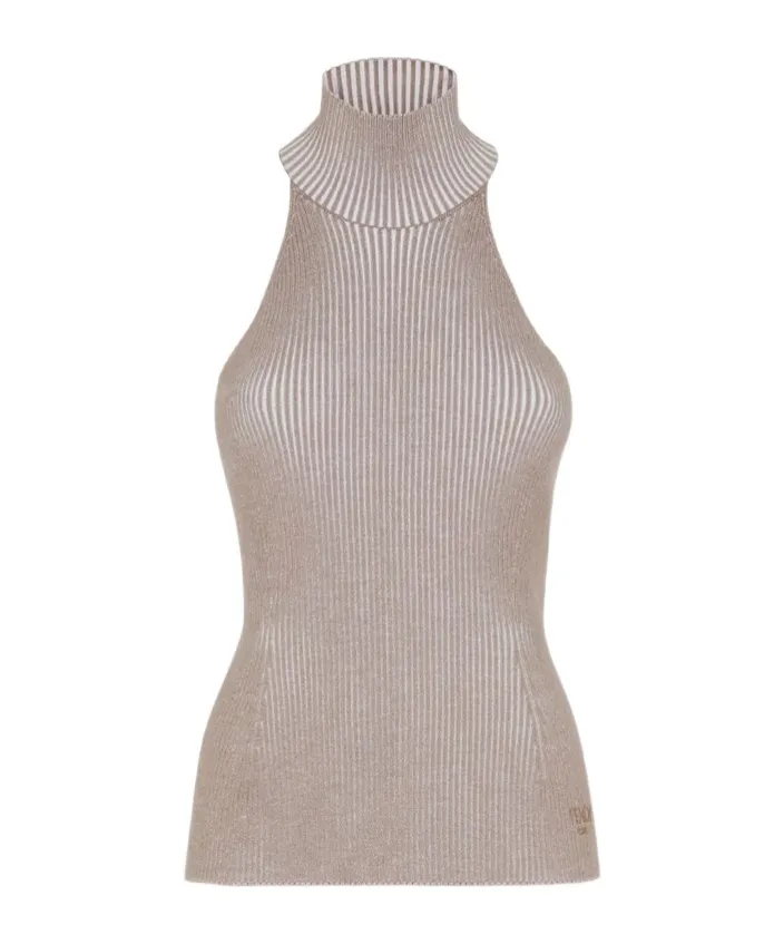 Fendi High-Neck Knitted Top