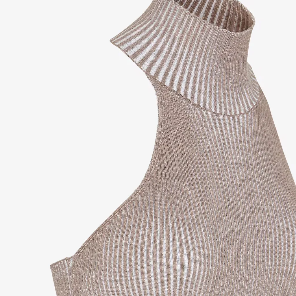 Fendi High-Neck Knitted Top