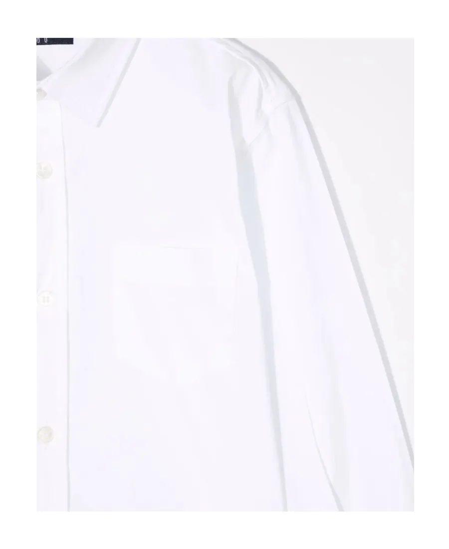 Il Gufo Stretch Poplin Shirt