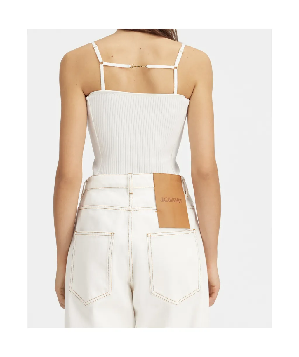 Jacquemus Ribbed Singlet Top