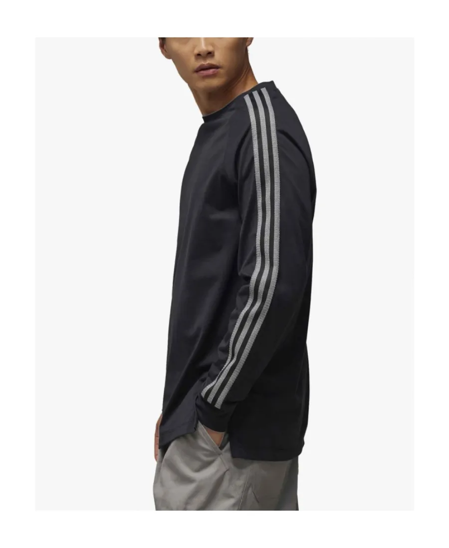 Y-3 Logo-Printed Long-Sleeved Crewneck T-Shirt