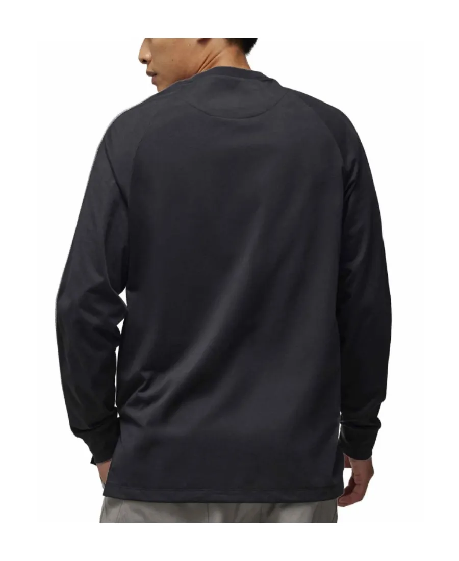 Y-3 Logo-Printed Long-Sleeved Crewneck T-Shirt
