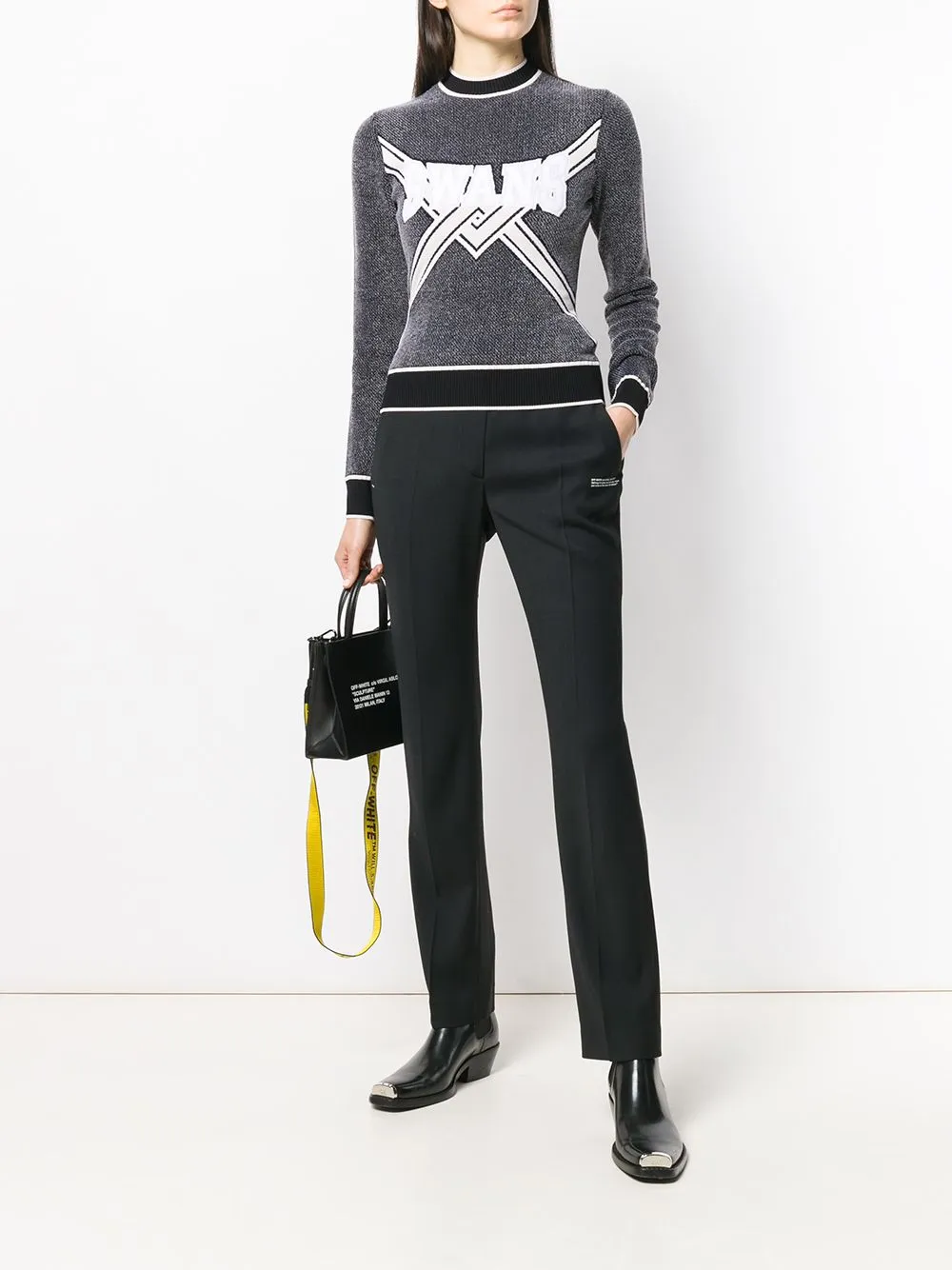 Off-White Swans Knitted Sweater
