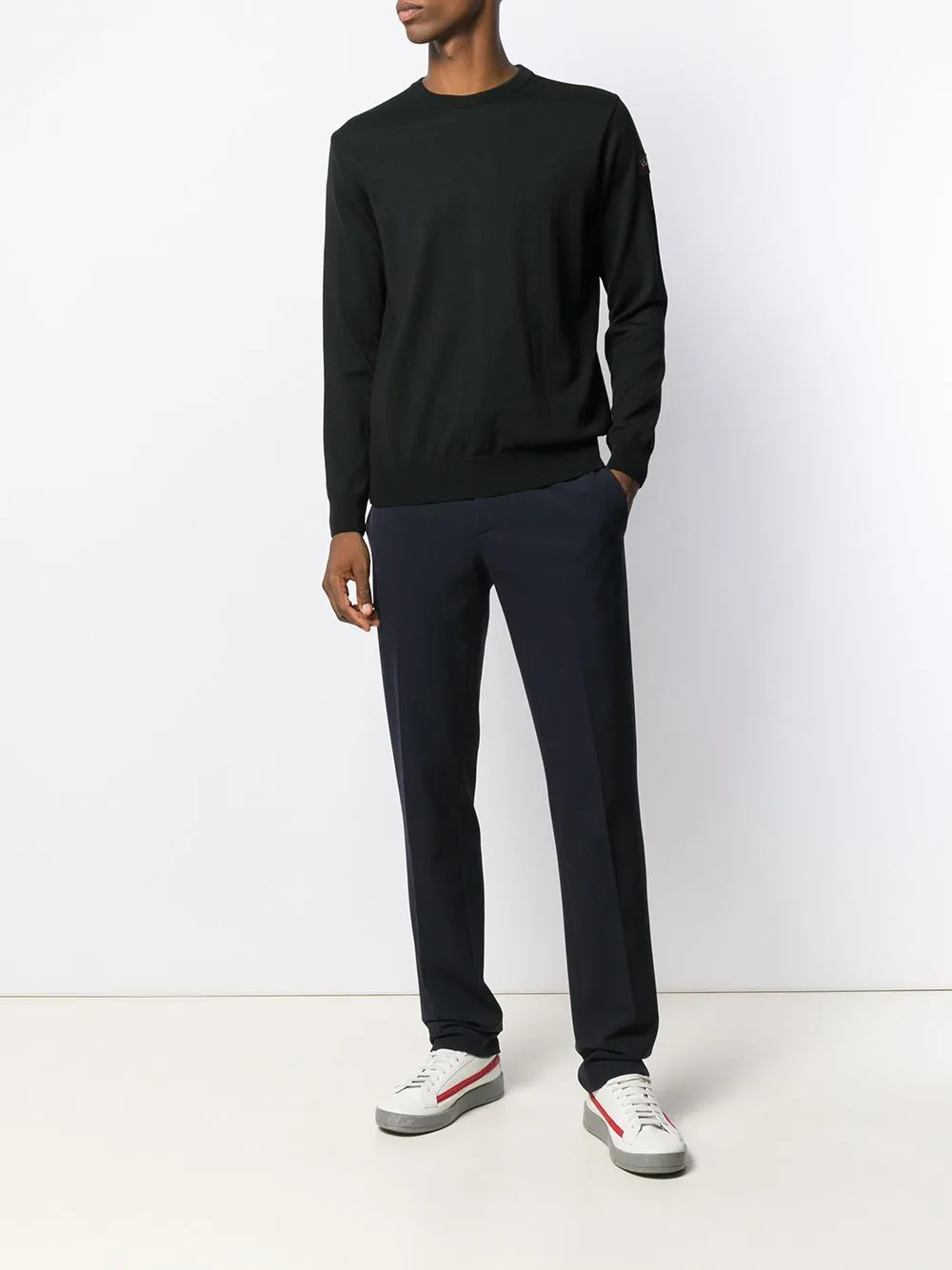 Sweatshirt With Logo Patch