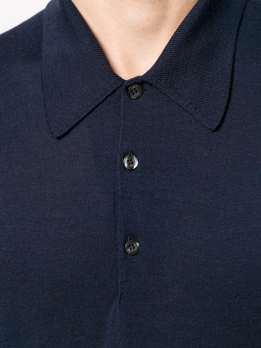 John Smedley Dorset Long-Sleeve Polo Shirt
