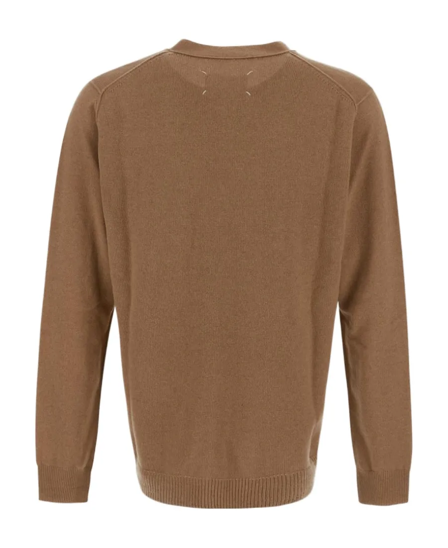 Maison Margiela Buttoned V-Neck Cardigan