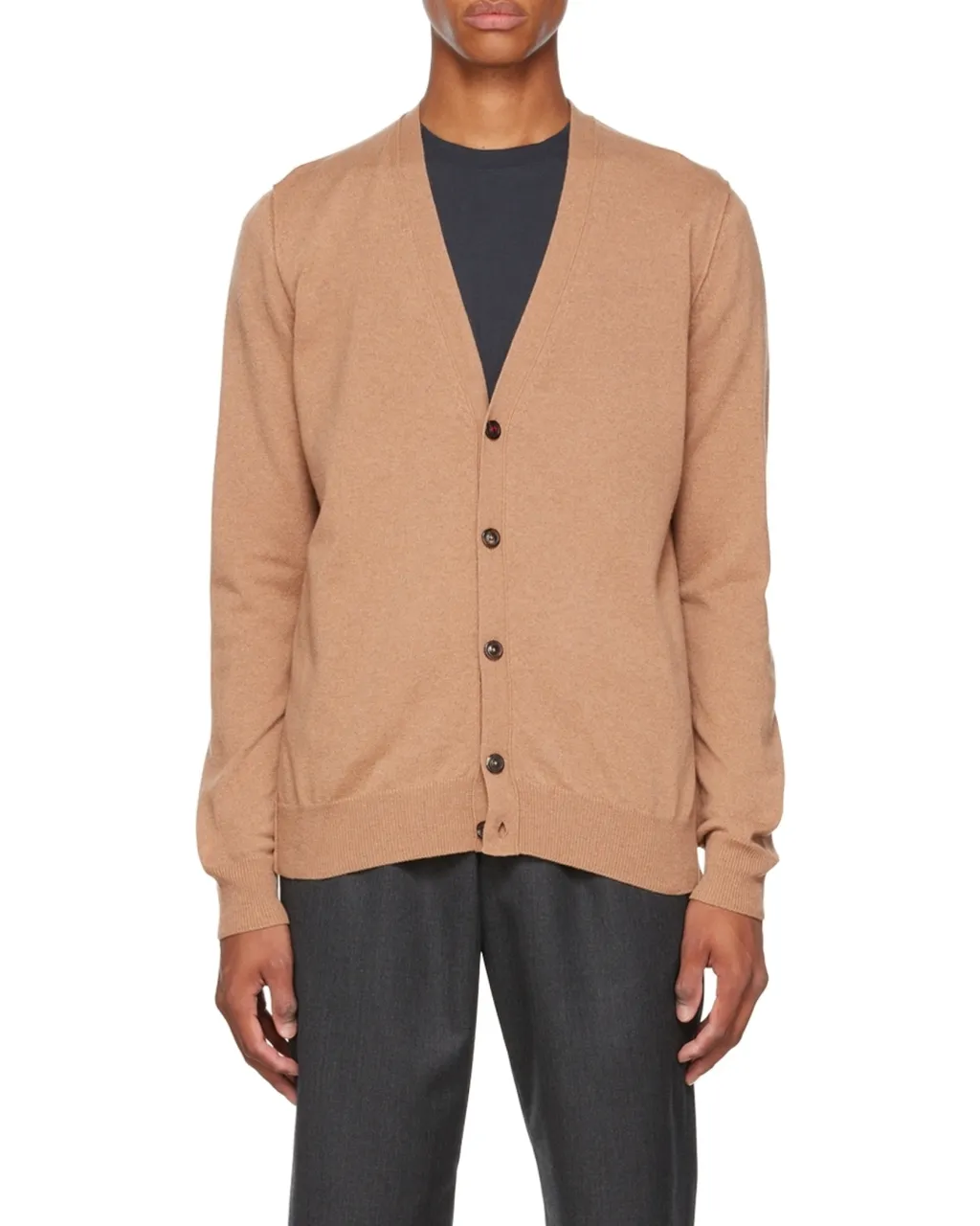Maison Margiela Buttoned V-Neck Cardigan