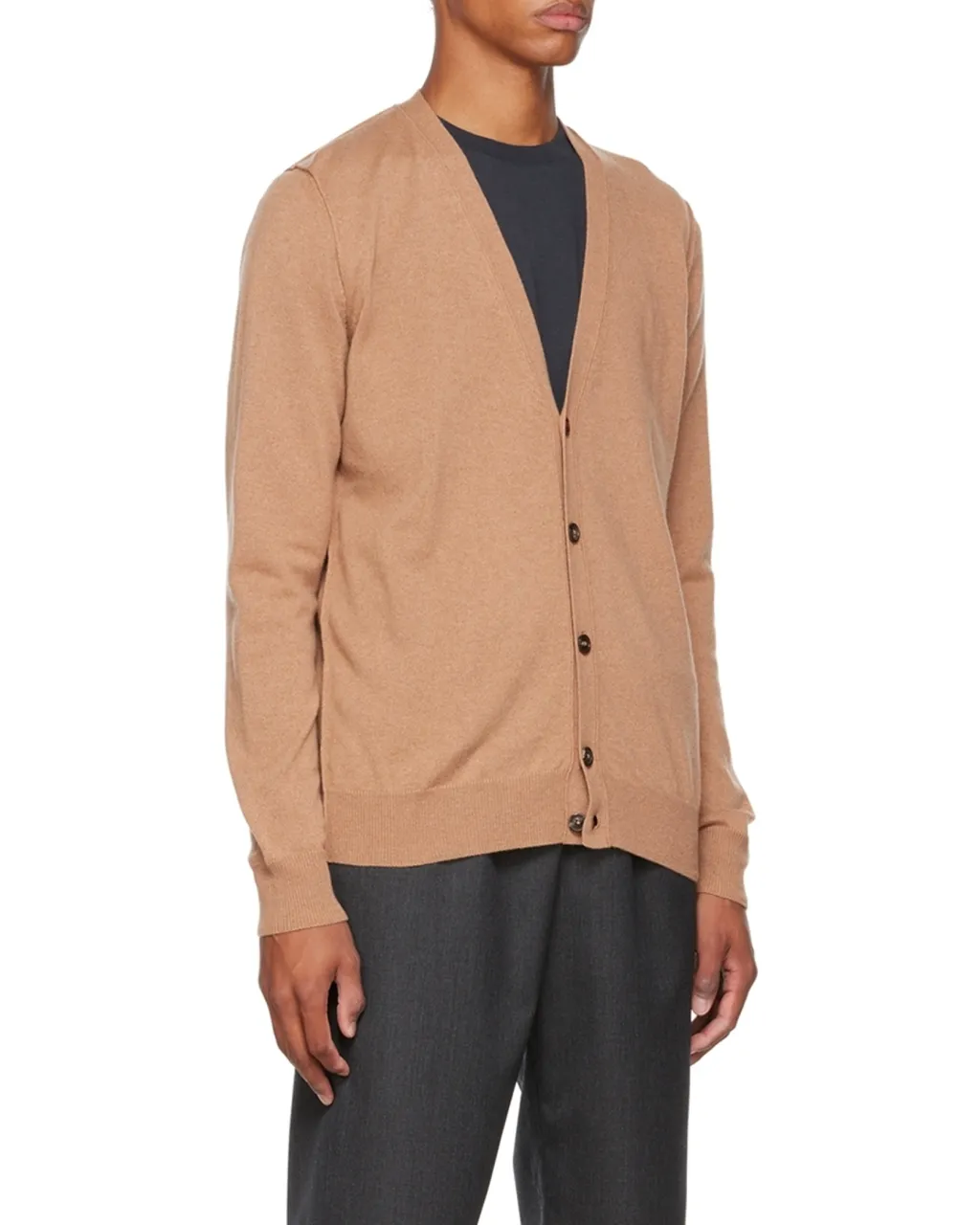 Maison Margiela Buttoned V-Neck Cardigan