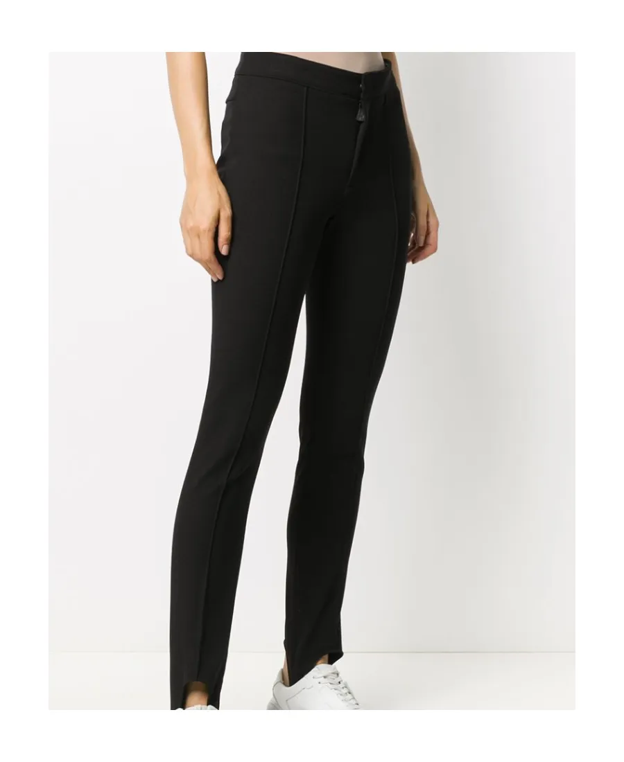 High-Waisted Stirrup Skinny Trousers