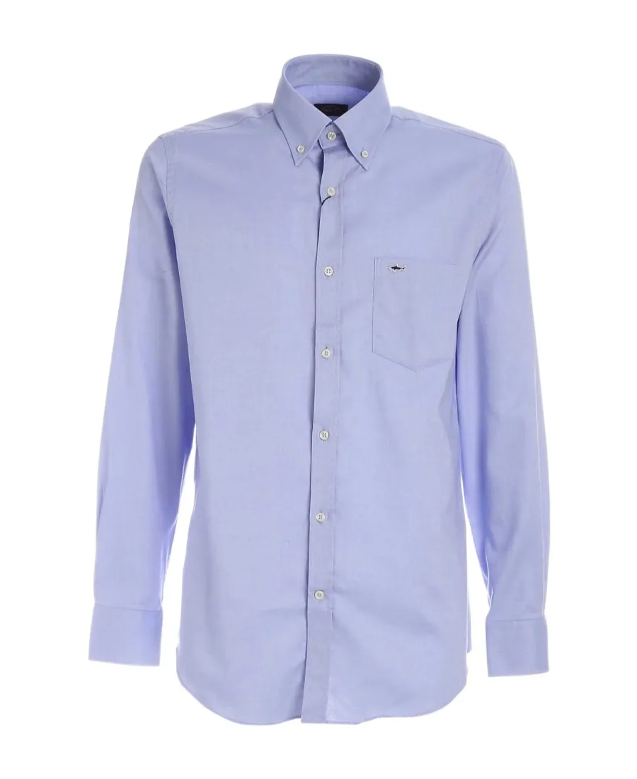 Long-Sleeved Patch Pocket Shirt