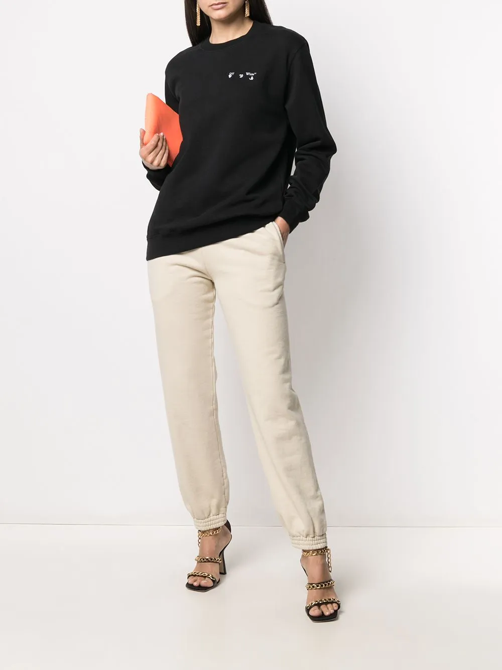 Off-White Diagonal Stripe Sweatpants