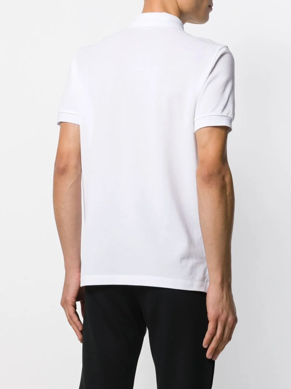 White Piqué Polo Shirt