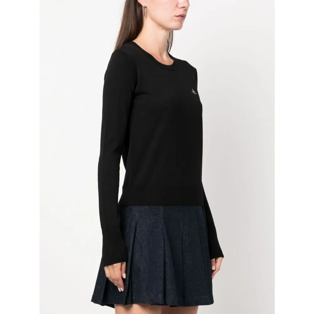 Vivienne Westwood Orb Embroidered Crewneck Jumper