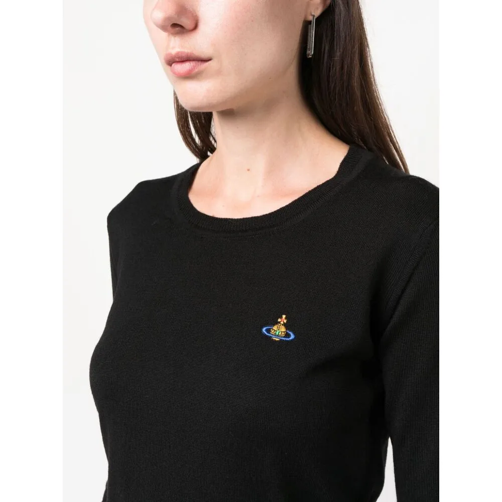 Vivienne Westwood Orb Embroidered Crewneck Jumper