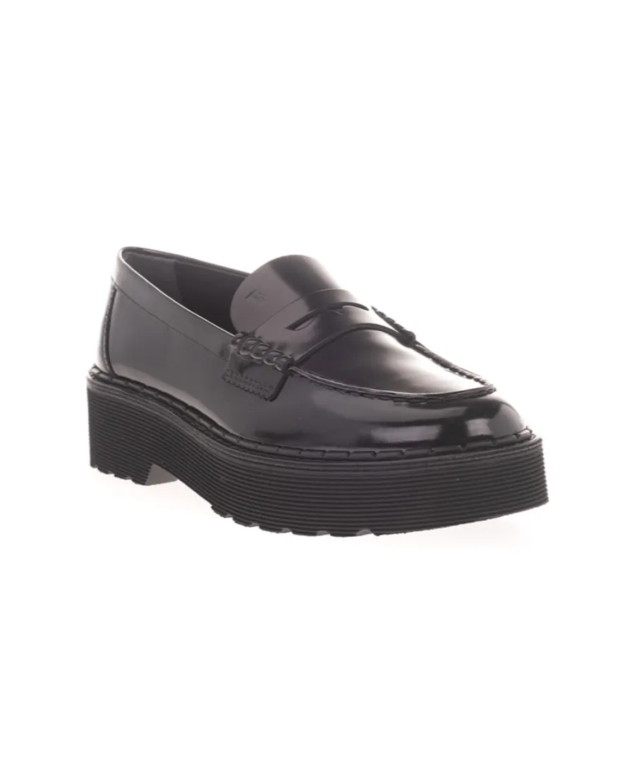 Penny-Slot Patent-Leather Loafers