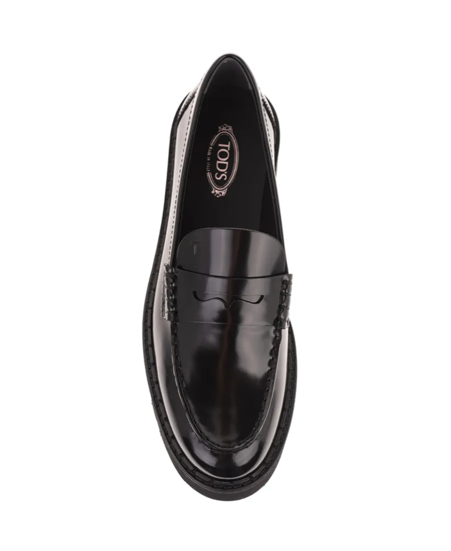 Penny-Slot Patent-Leather Loafers
