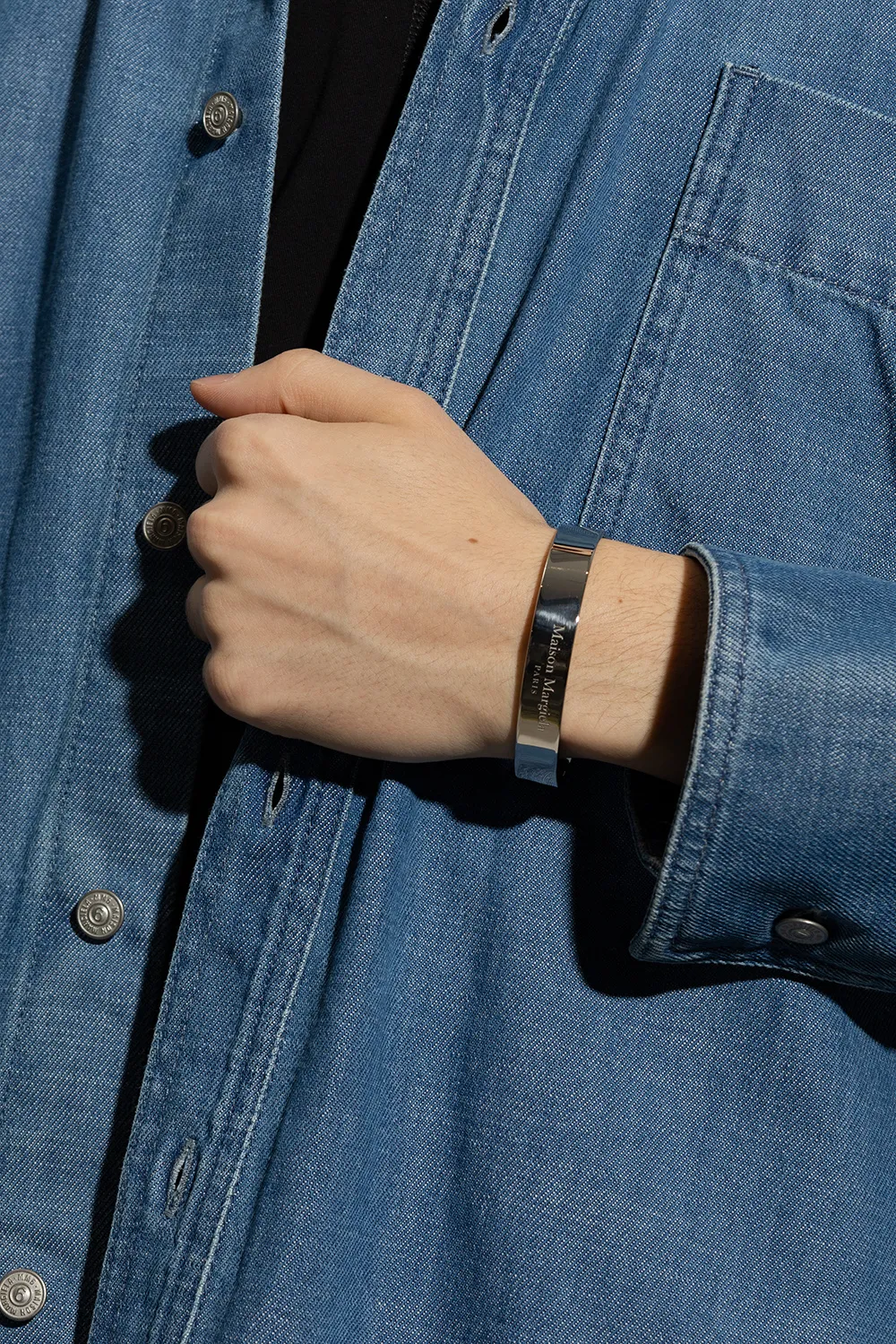 Maison Margiela Logo Engraved Bracelet